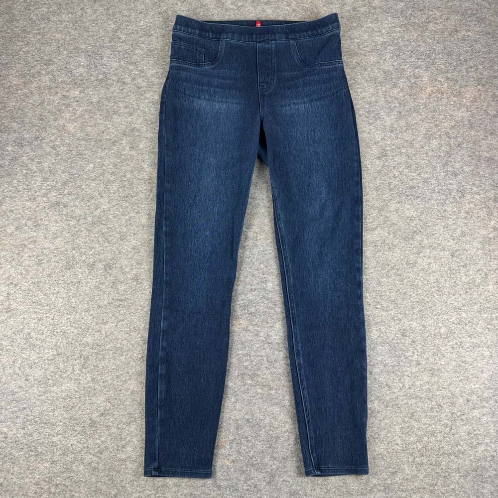 Spanx Jean-ish Ankle Jeggings 27" Blue Womens Medium M